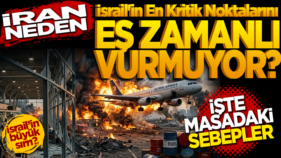 İran neden İsrail'in en kritik noktalarını eş zamanlı vurmuyor? İşte masadaki sebepler