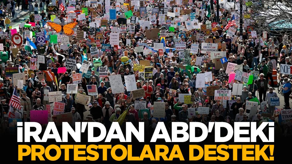 İran'dan ABD'deki protestolara destek!