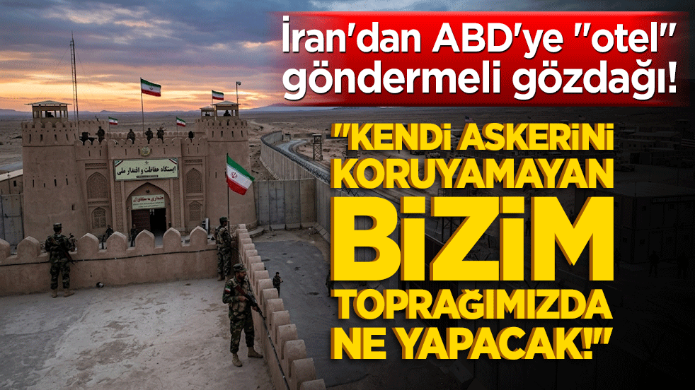İran'dan ABD'ye "otel" göndermeli gözdağı! Kalibaf: "Kendi askerini koruyamayan bizim toprağımızda ne yapacak!"