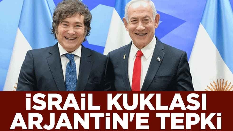 İsrail kuklası Arjantin'e tepki