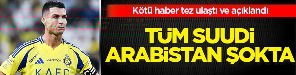 'İran'dan sonra savaştan korktu kaçtı' denilen Ronaldo hakkında sürpriz haber