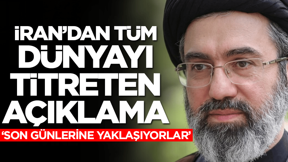 İran'dan tüm dünyayı titreten açıklama Son günlerine yaklaşıyorlar