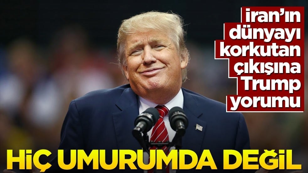 İran'ın son çıkışı "eyvah" dedirtmişti! Trump'tan şaşırtan cevap geldi! "Hiç umurumda değil"