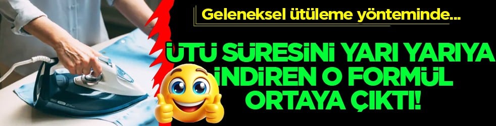 Isı kaybına son verin: Ütü süresini yarı yarıya indiren alüminyum folyo formülü!