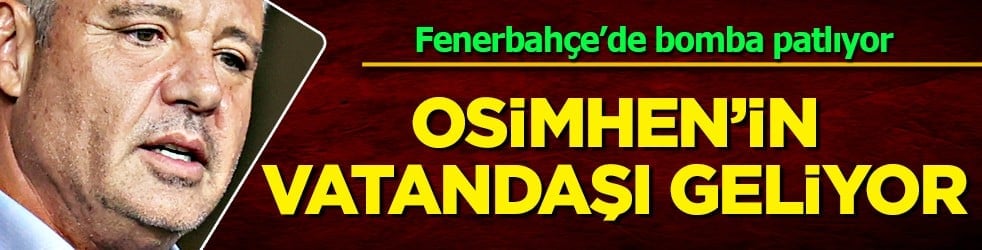 İskoçlar açıkladı: Osimhen'in vatandaşı Fenerbahçe'ye: Emmanuel Fernandez
