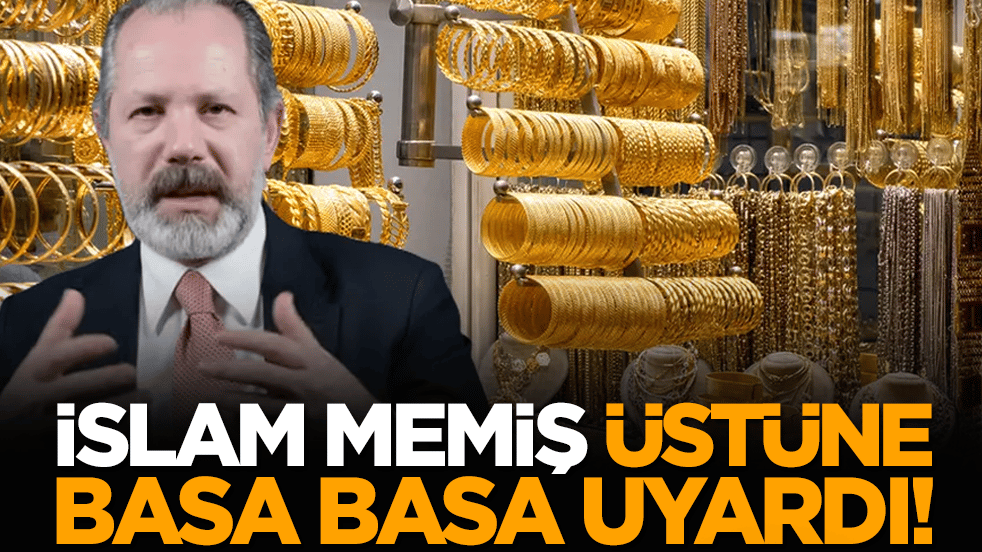 İslam Memiş üstüne basa basa uyardı!
