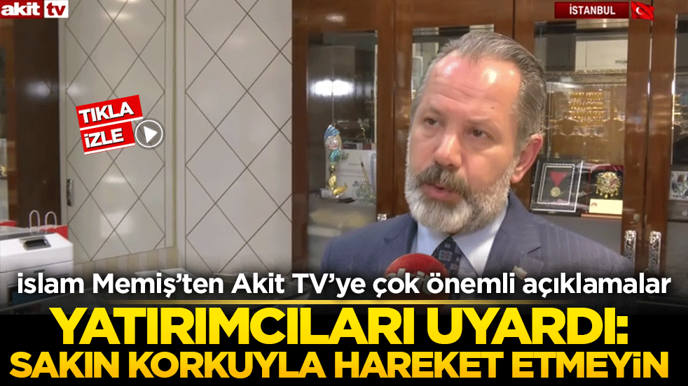 İslam Memiş’ten altın ve gümüş uyarısı! Sakın korkuyla hareket etmeyin