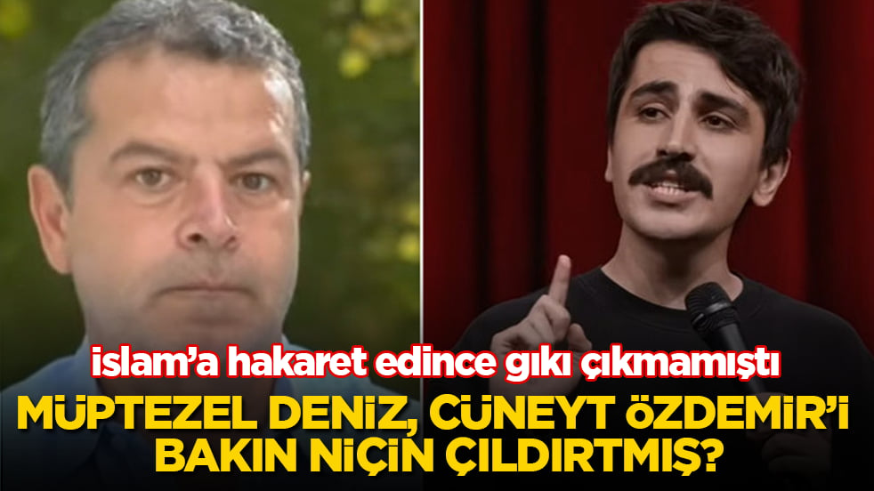İslam’a hakaret edince gıkı çıkmamıştı! Müptezel Deniz Göktaş, Cüneyt Özdemir’i bakın niçin çıldırtmış?