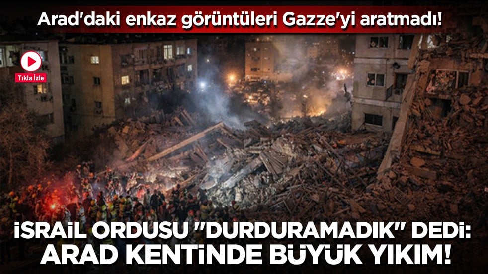 İsrail'de Arad bilançosu ağırlaşıyor: 84 yaralı!