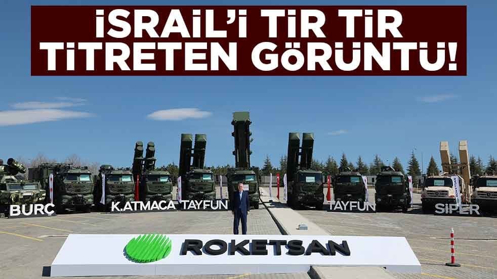 İsrail'i tir tir titreten görüntü! Başkomutan Erdoğan, yerli ve milli silahlarla poz verdi