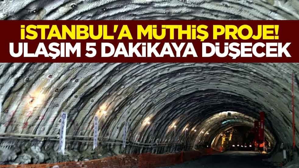 İstanbul'a müthiş proje! Ulaşım 5 dakikaya düşecek