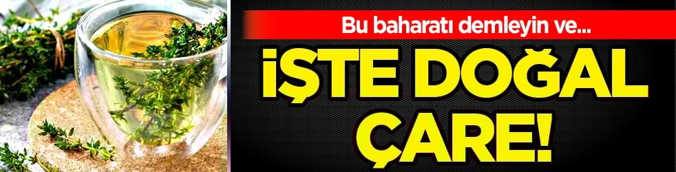 İşte doğal çaresi! Bu baharatı demleyin, geniz etini tedavi edin...
