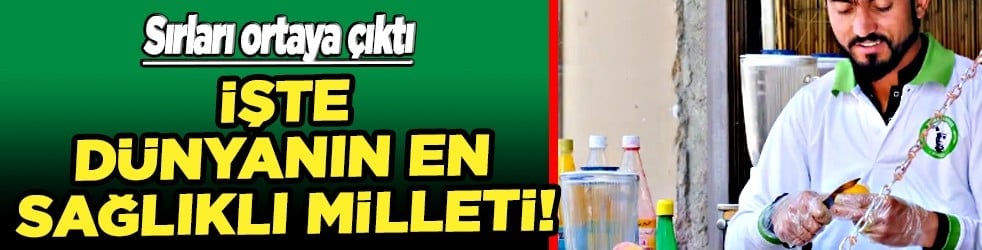 İşte dünyanın en sağlıklı milleti... Neden hiç kanser olmuyor? Uykusuz bırakan 'gizemli' sırları