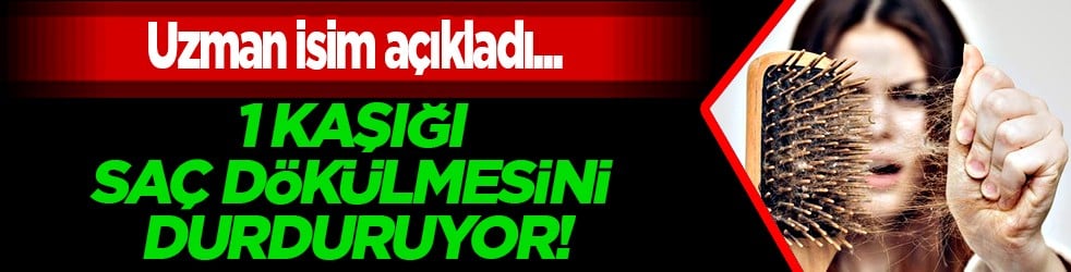 İşte evde kolayca hazırlanan o yöntem... 1 kaşığı saç dökülmesini durduruyor