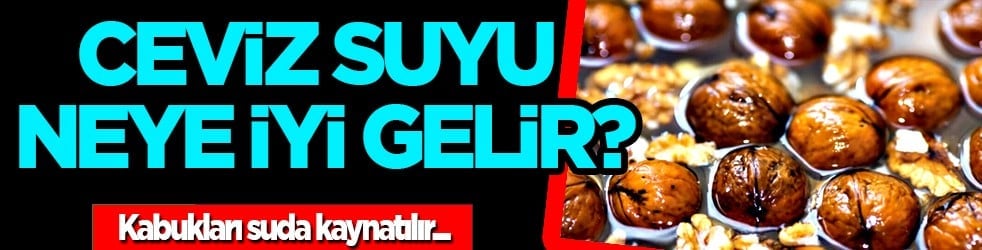 İşte kullanmayı zaman zaman unuttuğumuz Ceviz Suyunun şifaları...