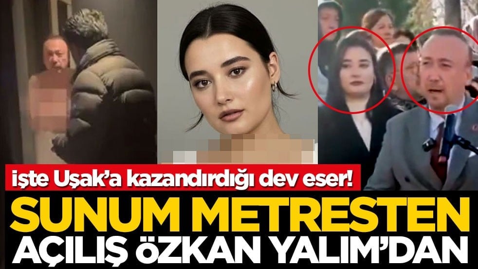 İşte Uşak’a kazandırdığı dev eser! Sunum metresten açılış Özkan Yalım’dan