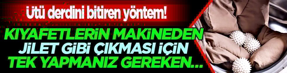 İşte ütü derdini bitiren yöntem! Bu tekniklerle altüst olacak herşey artık!