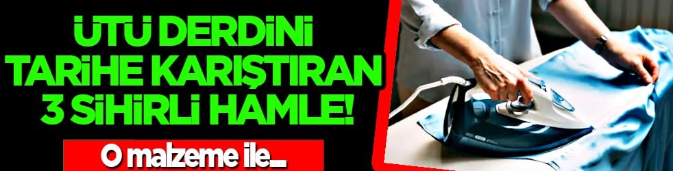 İşte ütü derdini tarihe karıştıran 3 sihirli hamle! Kıyafetleriniz jilet gibi olacak... 