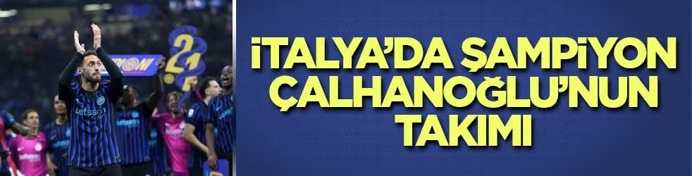 İtalya’da şampiyon Inter