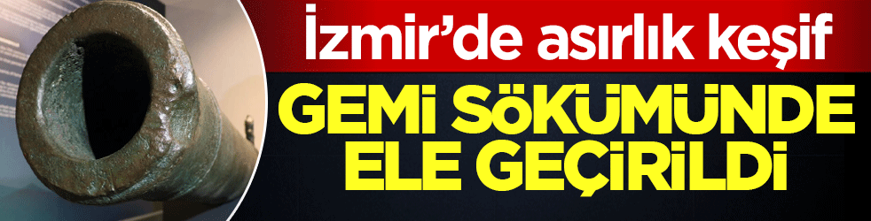 İzmir’de asırlık keşif: Gemi sökümünden 400 yıllık Hollanda hazinesi çıktı