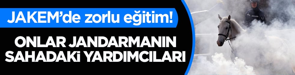 JAKEM’de zorlu eğitim! Onlar Jandarmanın sahadaki yardımcıları