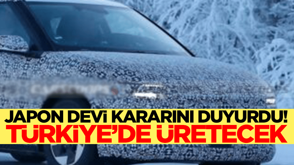 Japon devi kararını duyurdu: Türkiye'de üretecek
