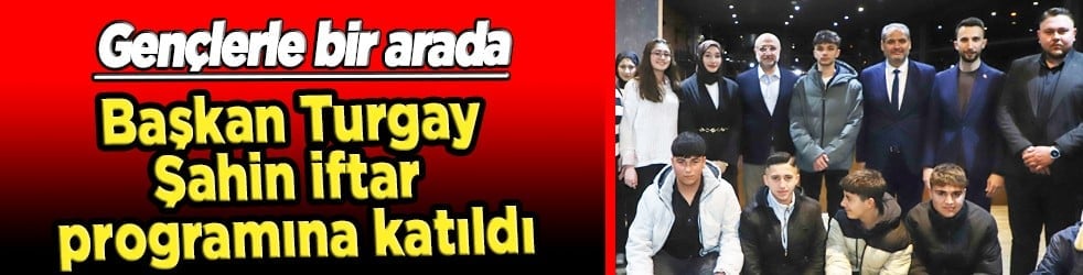 AK Parti Afyonkarahisar İl Başkanı Av. Turgay Şahin iftar programında...