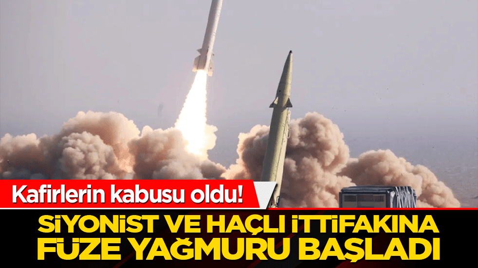 Kafirlerin kabusu oldu! Siyonist ve haçlı ittifakına füze yağmuru!
