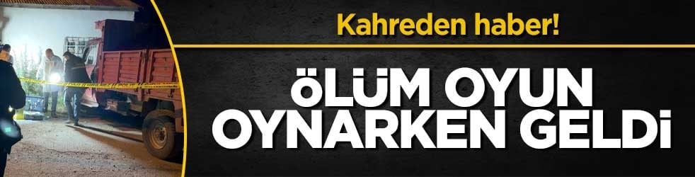 Kahreden haber! Daha 5 yaşındaydı