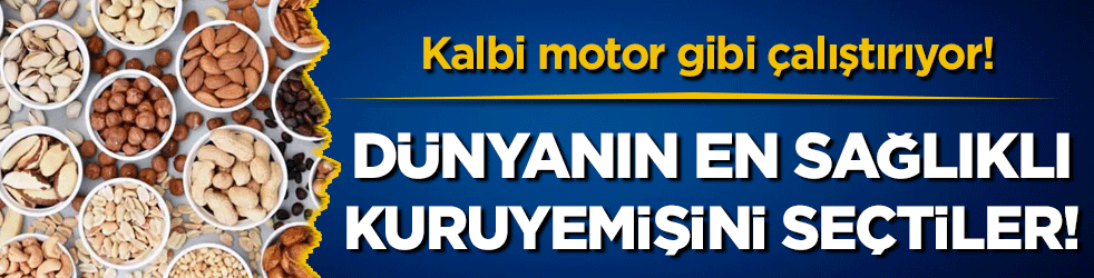 Kalbi motor gibi çalıştırıyor! Dünyanın en sağlıklı kuruyemişi belli oldu! 