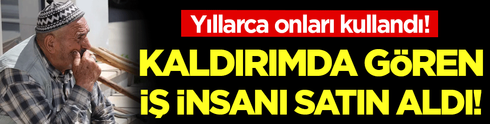 Kaldırımda satışa çıkardı! İş insanı görüp satın aldı!