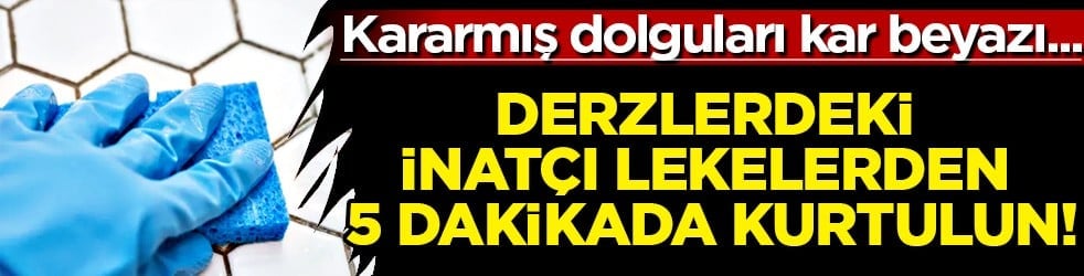 Kararmış dolguları kar beyazı yapan işte o müthiş ikili… Çamaşır suyunu çöpe attıran formül!