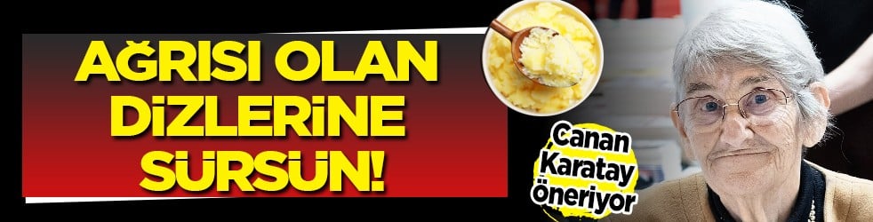 Karatay Hoca'nın efsane önerisiydi: Ağrısı olan dizlerine sürsün! Karışım içine ekleyin...