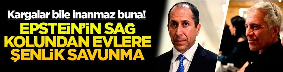 Kargalar bile inanmaz buna! Epstein'in sağ kolundan evlere şenlik savunma