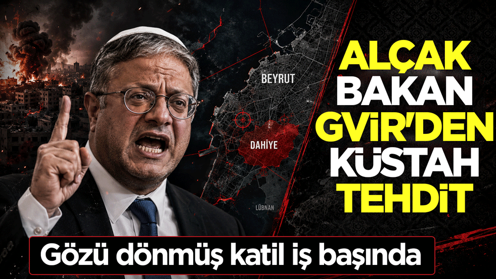 Katil Ben-Gvir'den küstah tehdit: Her İHA için Dahiye sallanmalı