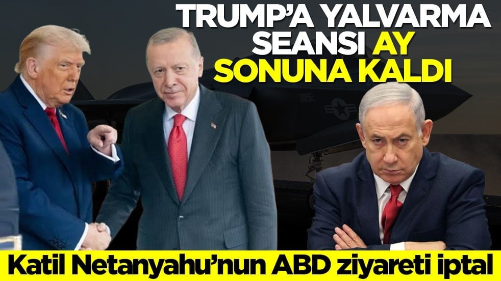 Katil Netanyahu’nun ABD ziyareti iptal! Trump’a yalvarma seansı ay sonuna kaldı