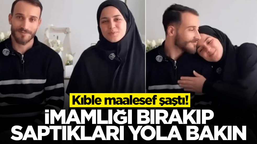 Kıble maalesef şaştı: İmamlığı bırakıp saptıkları yola bakın