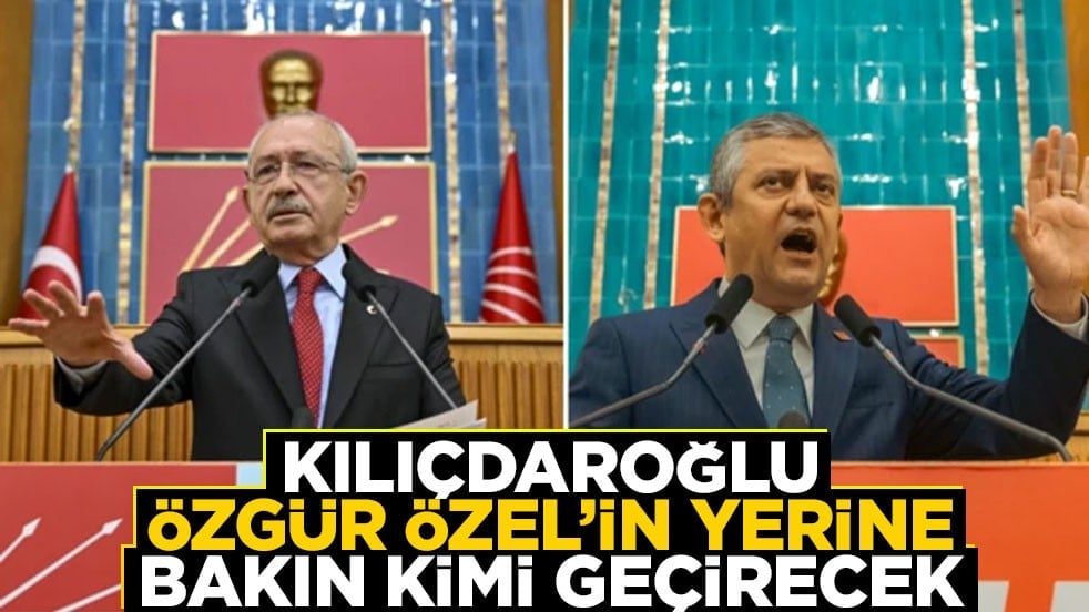 Kılıçdaroğlu kararını verdi! İşte Özgür Özel'in yerine gelecek isim