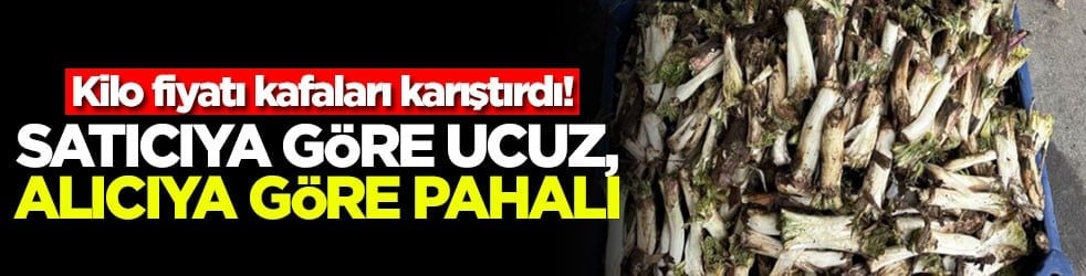Kilo fiyatı kafaları karıştırdı! Satıcıya göre ucuz alıcıya göre pahalı