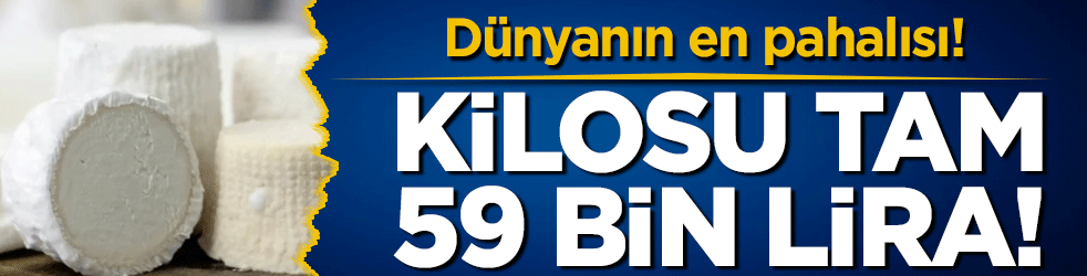 Kilosu 59 bin liradan başlıyor! Dünyanın en pahalısı!