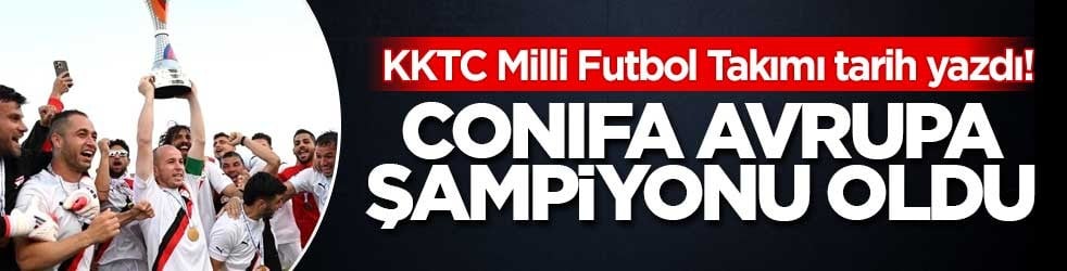 KKTC Milli Futbol Takımı tarih yazdı! CONIFA Avrupa şampiyonu oldu