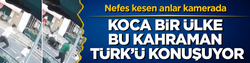 Koca bir ülke bu kahraman Türk’ü konuşuyor! Nefes kesen anlar saniye saniye kaydedildi