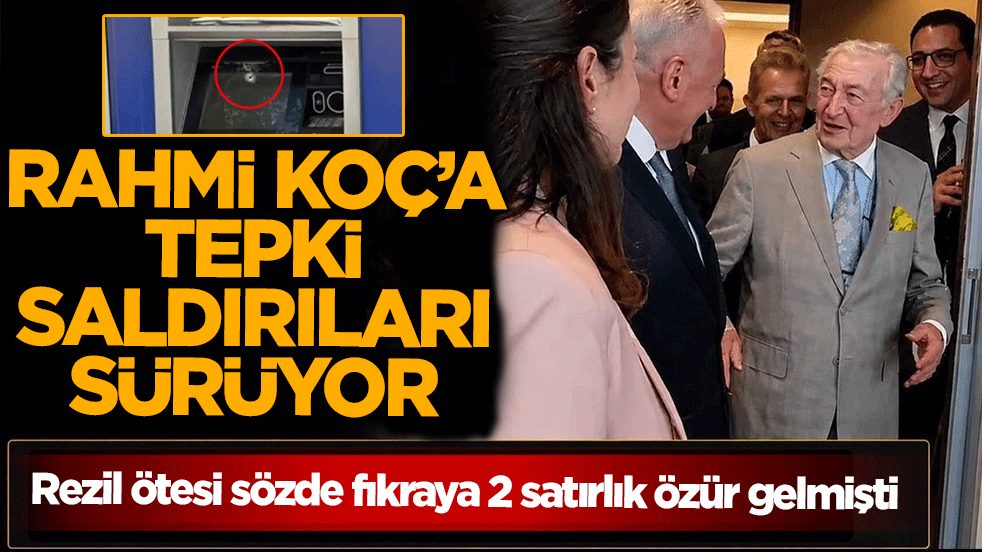 Koç’a tepki saldırıları sürüyor! Rezil ötesi sözde fıkraya 2 satırlık özür gelmişti