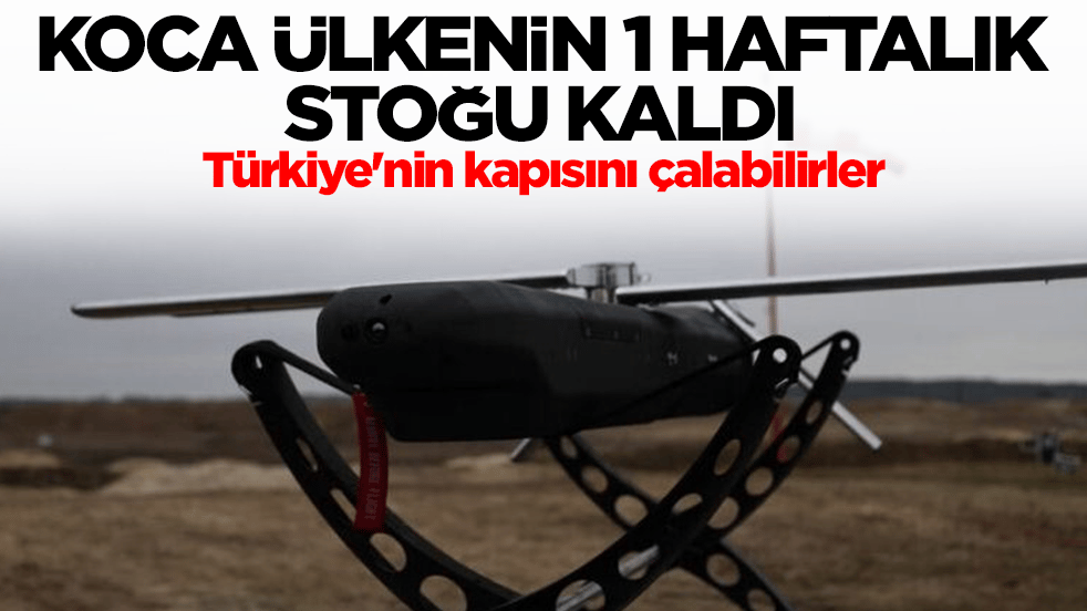 Koca ülkenin 1 haftalık İHA stoğu kaldı: Türkiye'nin kapısını çalabilirler