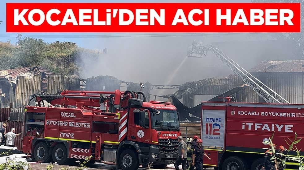 Kocaeli'den acı haber