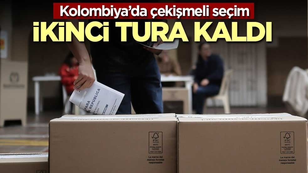 Kolombiya'da çekişmeli seçim! İkinci tura kaldı