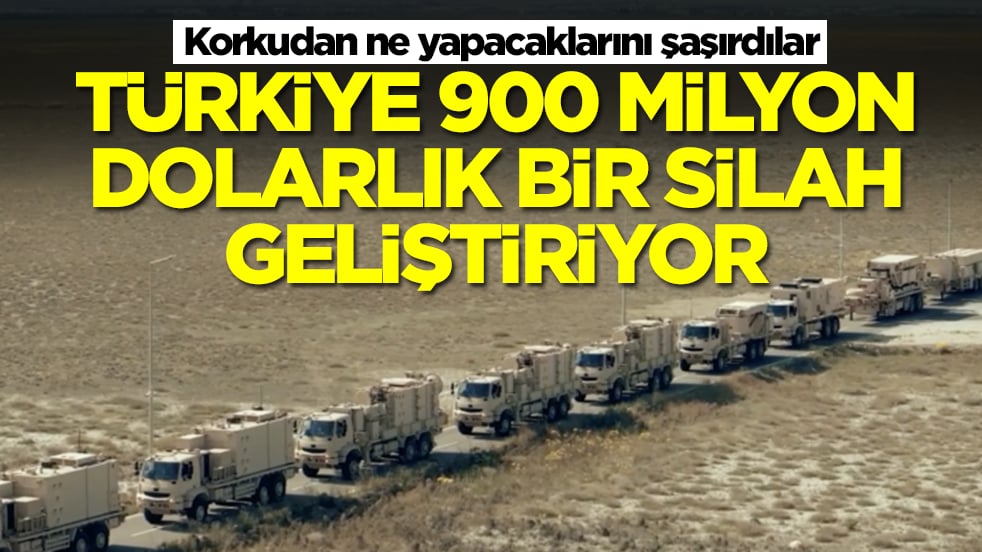 Korkudan ne yapacaklarını şaşırdılar: Türkiye 900 milyon dolarlık bir silah geliştiriyor