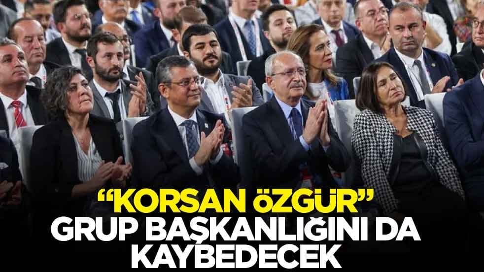 "Korsan Özgür"ün grup başkanlığı da elinden gitti