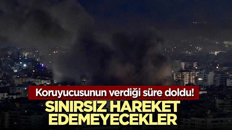 Koruyucusunun verdiği süre doldu! Sınırsız hareket edemeyecekler