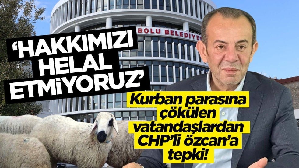 Kurban parasına çökülen vatandaşlardan CHP’li Özcan’a tepki! ‘Hakkımızı helal etmiyoruz’